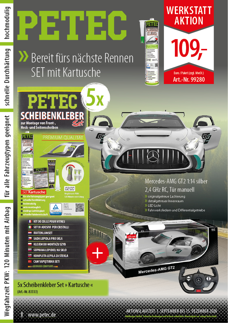PETEC Scheibenkleberset